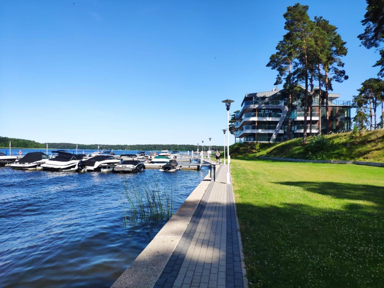 Apartament Bryza Augustow Z Widokiem Na Jezioro Necko Exterior photo
